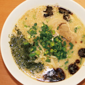 黒マー油とんこつラーメン③Black Maayu Tonkotsu Ramen