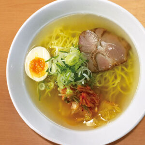 テールスープ塩ラーメン⑤Thin Noodle Solt