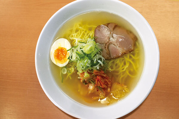 テールスープ塩ラーメン⑤Thin Noodle Solt